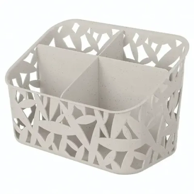 Органайзер универсальный для хранения «Econova», цвет бежевый флэк, 19.5*11.9*12.6см