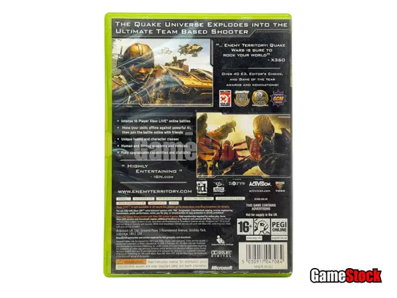 Xbox 360 Enemy Territory: Quake Wars (Б/У, Английская версия)