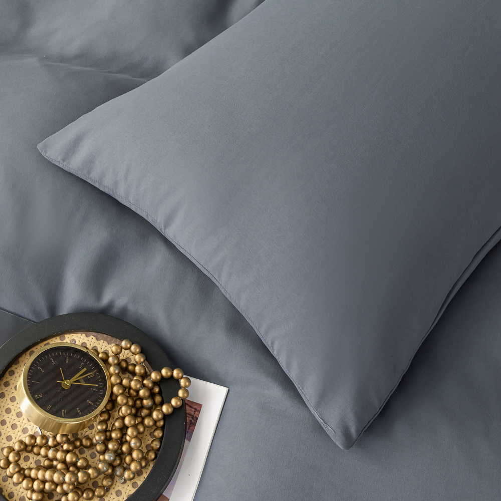 КПБ Однотонный Сатин CS053, Семейный, 4 наволочки