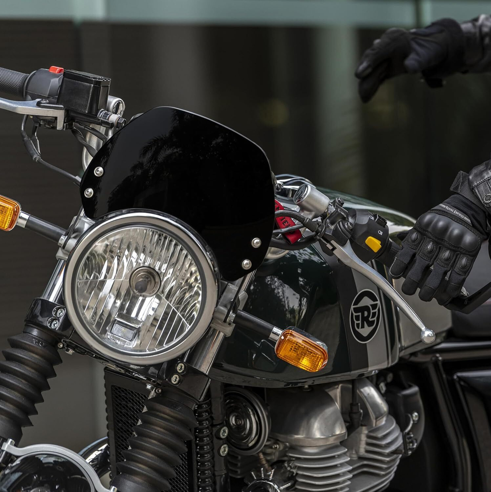 Стекло ветровое Royal Enfield, цвет - черный, арт. 1990468