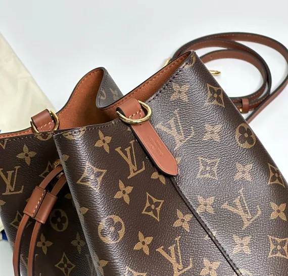 Сумка Louis Vuitton Neonoe MM (коричневая фурнитура)