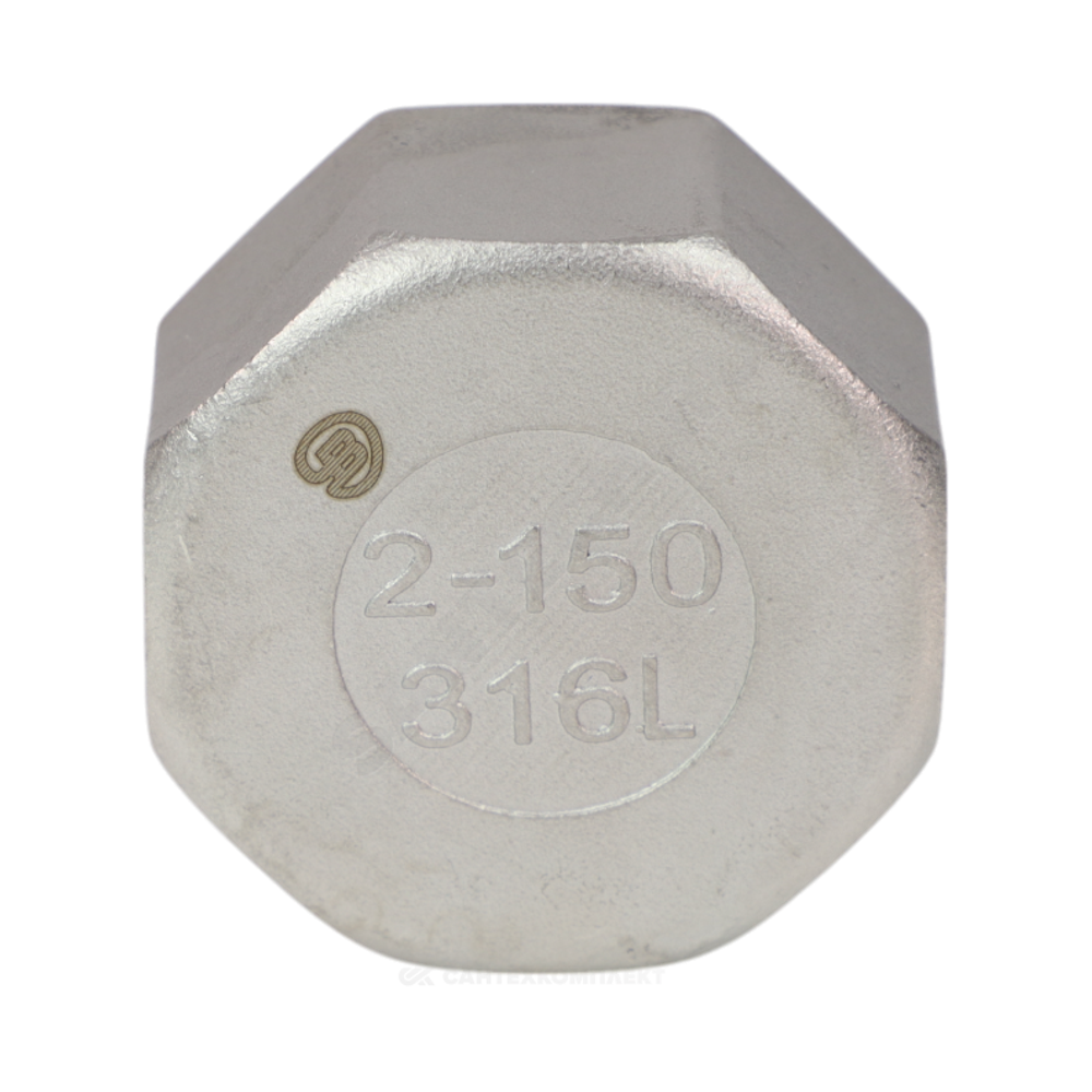 Заглушка сталь нерж Ду 50 (2") ВР Benarmo