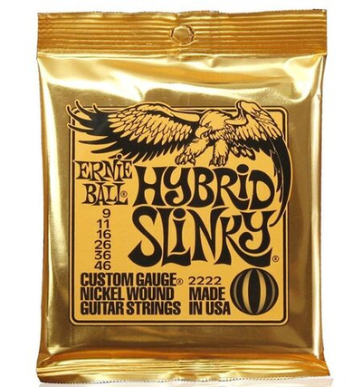 Струны для электрогитары Ernie Ball 2222 Hybrid slinky