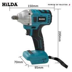 Гайковерт электрический /Винтоверт аккумуляторный ударный бесщеточный , 21V,1800W