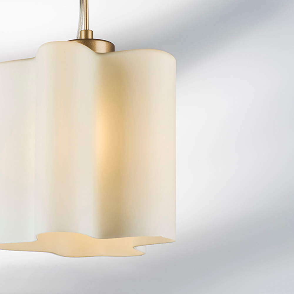 802113 Подвес NUBI 1х40W E27 ШАМПАНЬ/БЕЛЫЙ