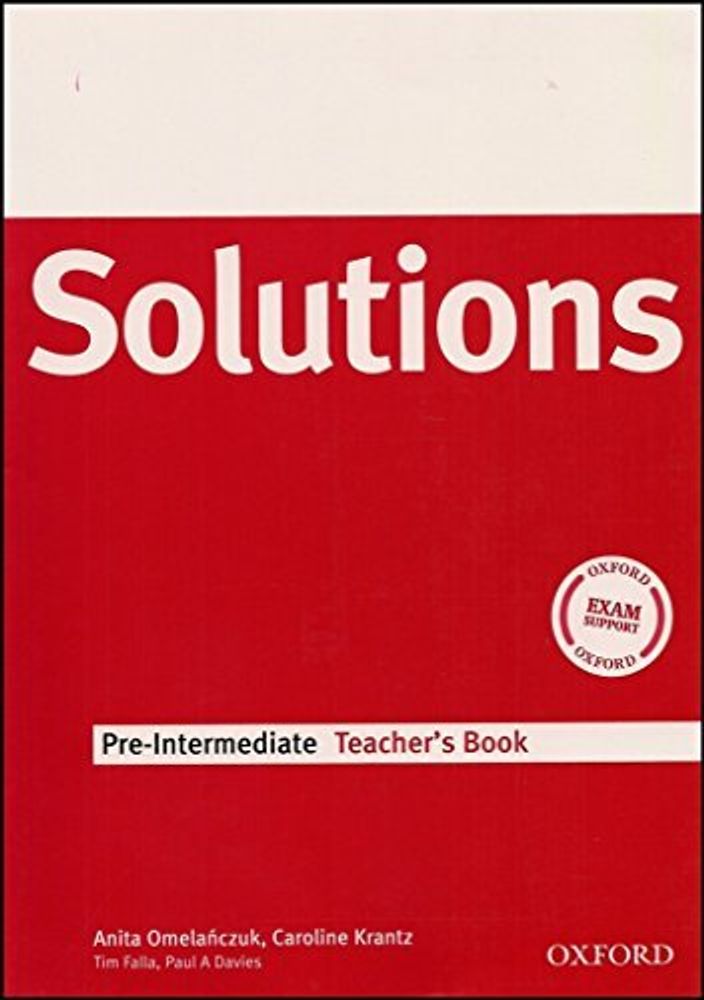 SOLUTIONS PRE-INT книга для учителя ( TB)