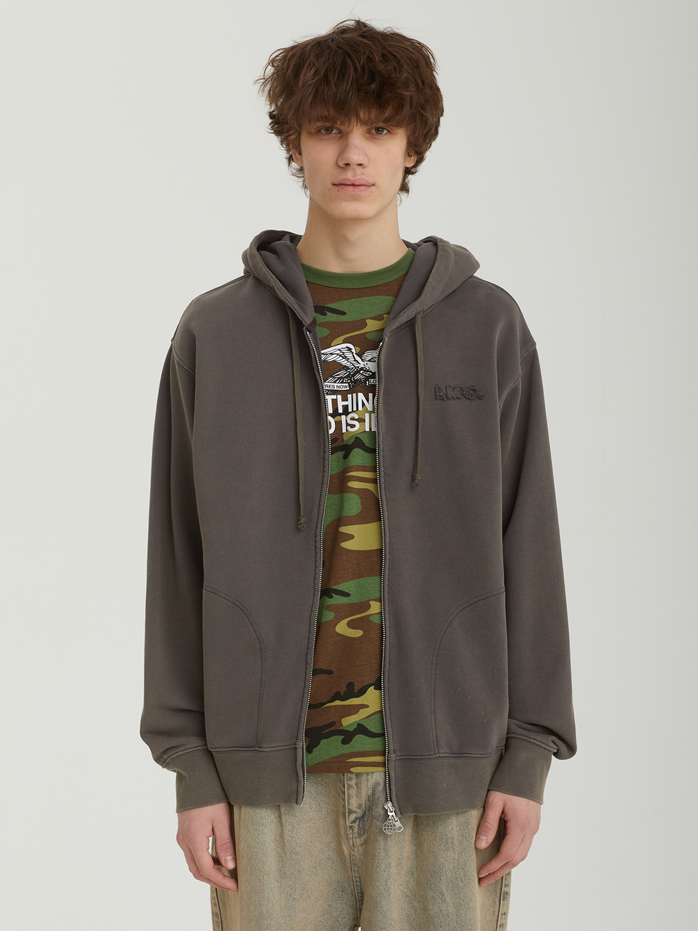 Мужская Толстовка Washed Og Applique