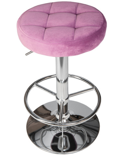 Табурет барный DOBRIN BRUNO, пудрово-сиреневый велюр (MJ9-52)