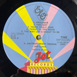 Винтажная виниловая пластинка LP ELO Electric Light Orchestra Time (Japan 1981) (No Obi) Ticket To The Moon