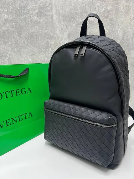 Рюкзак Bottega Veneta Intrecciato Small черный