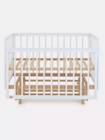 Кроватка детская Rant Indy Pro Cloud White маятник универсальный, автостенка