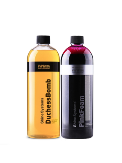 Shine Systems набор для двухфазной мойки DuchessBomb+PinkFoam 750 мл