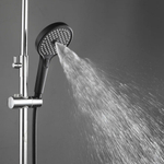 Лейка для душа GAPPO G004 3 режима, круглая, ЧЕРНЫЙ