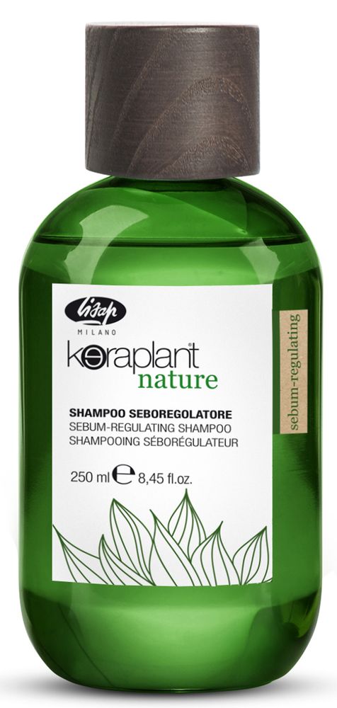 Себорегулирующий шампунь - Lisap Keraplant Nature Sebum-Regulating Shampoo 250 мл