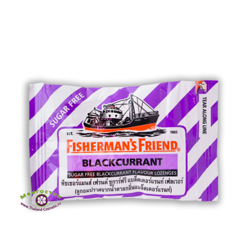Освежающие пастилки без сахара Черная смородина Blackcurrant Fisherman’s Friend