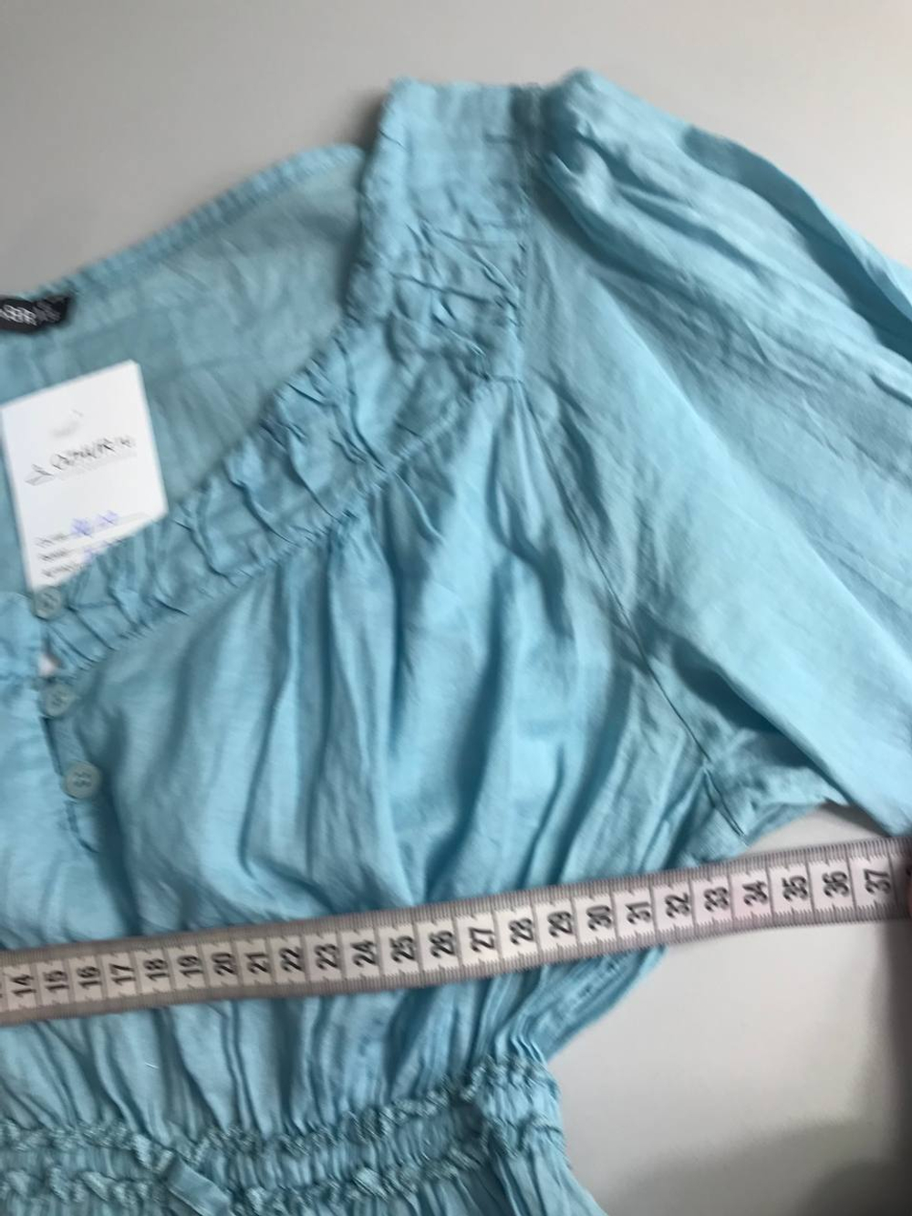 Блузка Sabra стильная, маркировка 38, визуально на 44 размер