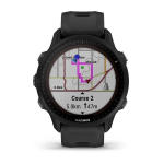 Умные часы Garmin Forerunner 955 Solar с черным ремешком