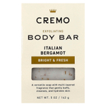 Cremo, Отшелушивающее мыло для тела, итальянский бергамот, 142 г (5 унций)