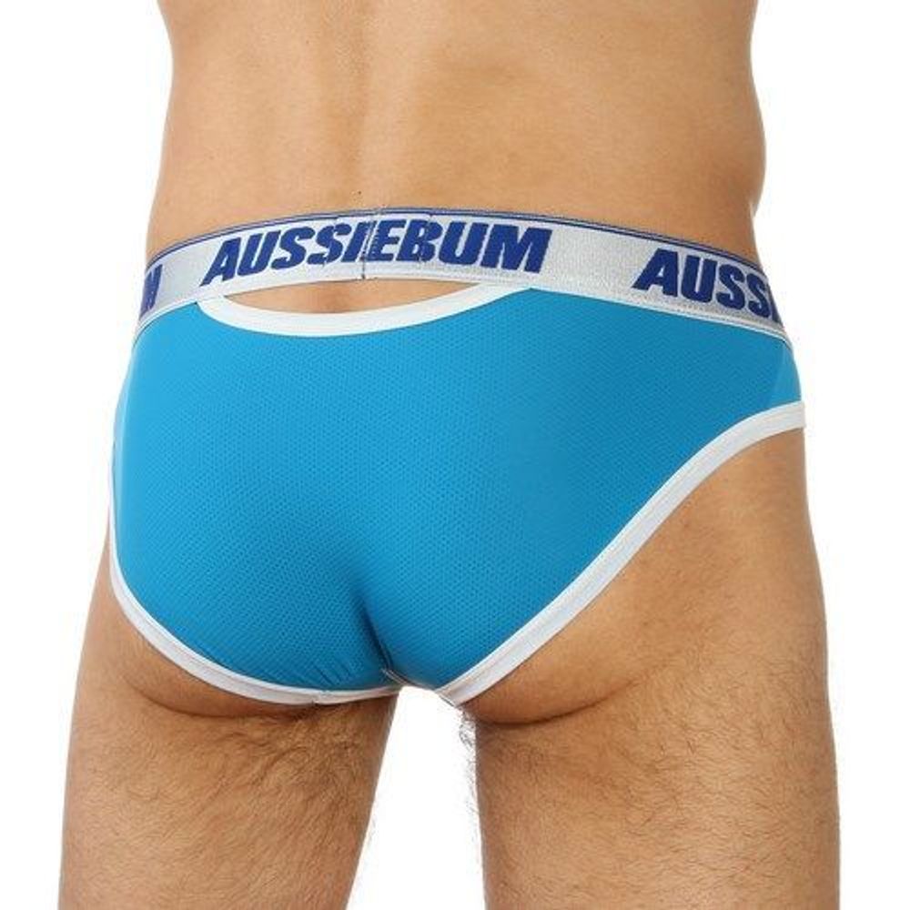 Мужские трусы брифы голябые AussieBum Sky -Blue Brief