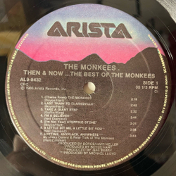 Винтажная виниловая пластинка LP Then and Now The Best Of The Monkees (Canada 1986)