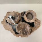 Набор из окаменелого дерева 4 предм Fossil Set NF-63281 поднос 149