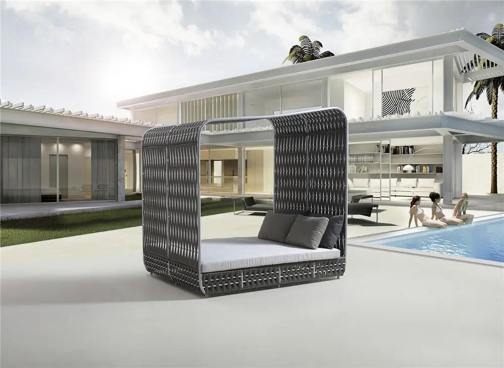 Лаунж-лежак плетеный Tagliamento Modern