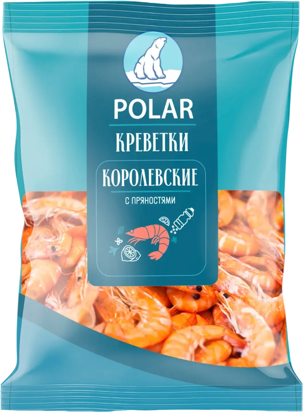 Креветка королевская 90/110 0,5 кг. Полар