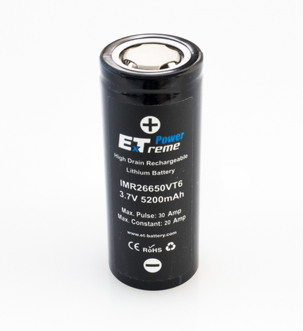 Аккумулятор ET IMR26650VT6 PK2