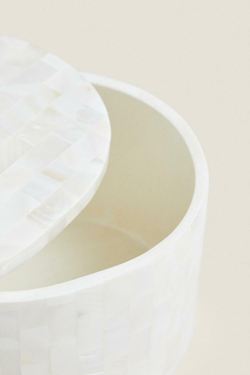 ZARA HOME БАНОЧКА ДЛЯ ВАННОЙ С ЭФФЕКТОМ ПЕРЛАМУТРА