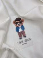 Термонаклейка мишка "Look Good Everyday"