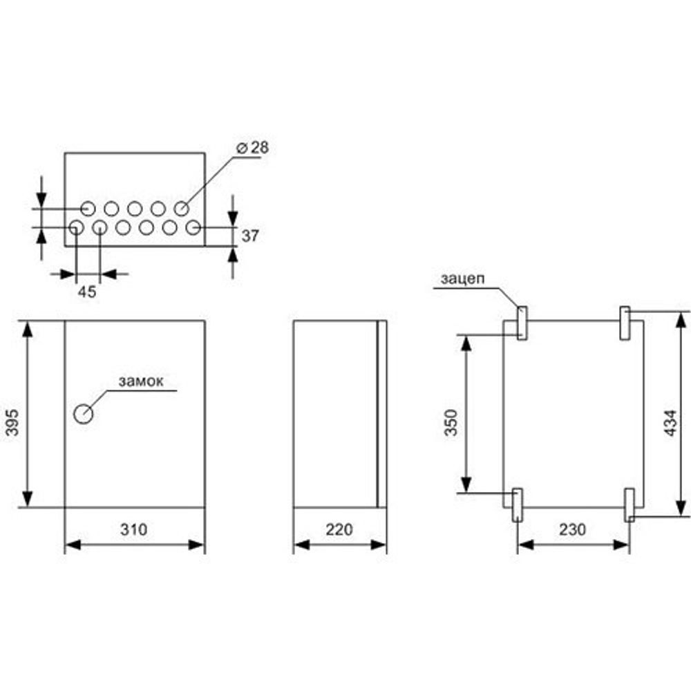 Монтажный шкаф TFortis CrossBox1