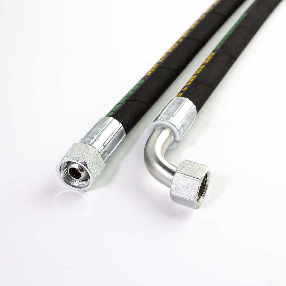 Рукав РВД DIN 2SN P=275 d=12 L=1 210 DK- (Г) 22x1.5 [S27] DK- (Г) 22x1.5 (90) [S27]