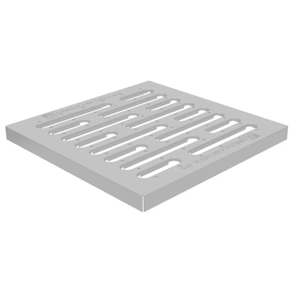 Решетка для дождеприемника стальная штампованная 285*285 мм Gidrolica Point (Арт. 200)