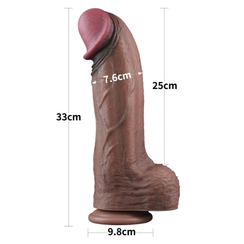 Фаллоимитатор 13'' Dual Layered Silicone Cock XXL