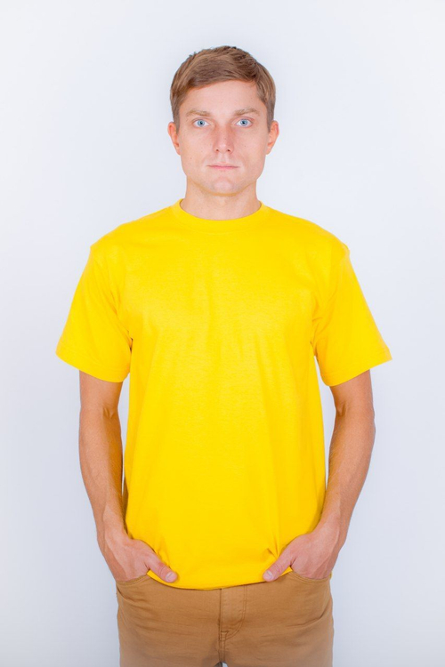 Футболка премиум лимонная 180гр/м2