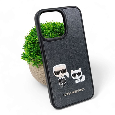 Чехол Lagerfeld Karl&Choupette Hard для iPhone 15promax