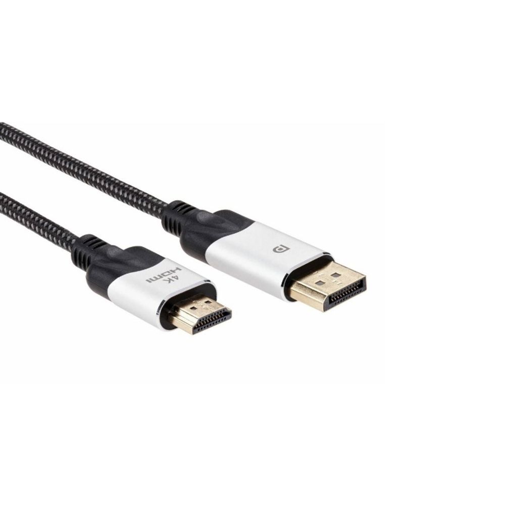 Кабель-переходник VCOM DisplayPort M - HDMI M (4K@60Hz) 1.8m