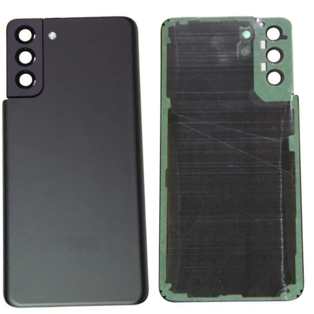 Задняя крышка для Samsung Galaxy S21+ (G996B) Черный - Премиум