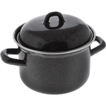 Кастрюля эмалированная 1,5л без рисунка 26-412