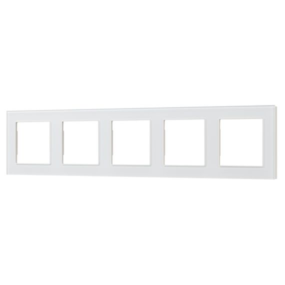Рамка стеклянная FRM-GLARE-GS-5-WH Arlight 043805