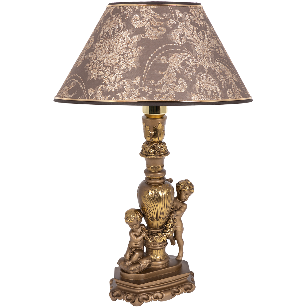 Настольная лампа Путти Бронза Голдбраун