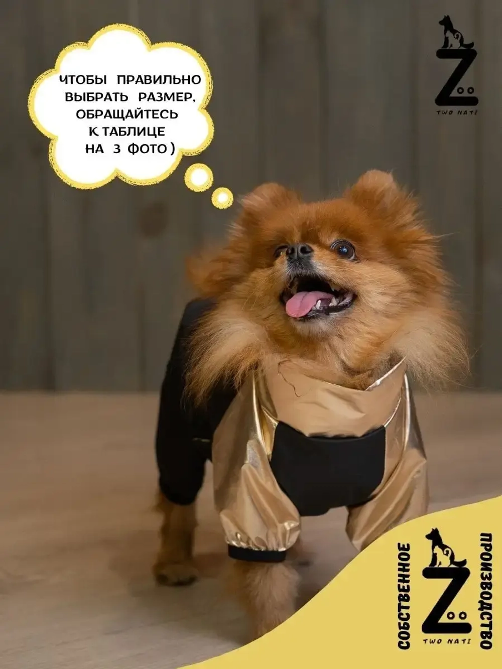 Комбинезон для мелких и средних собак