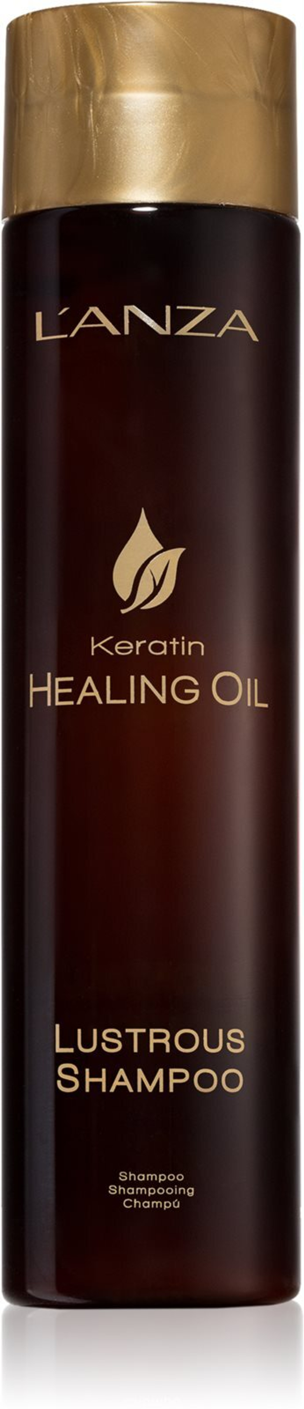 L'anza Keratin Healing Oil Lustrous Shampoo - увлажняющий шампунь для волос /   300  ml  / GTIN 654050230100