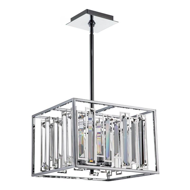 Подвесная люстра Indigo Valzer 12001/4R Chrome V000063