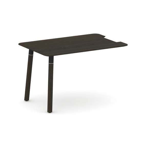 Fresco Брифинг-приставка FR.BR-12 Дуб Темный/Металл Черный 1200*800*725