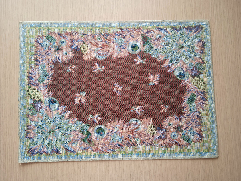 Декоративная гобеленовая салфетка Новогодняя 32х45 см