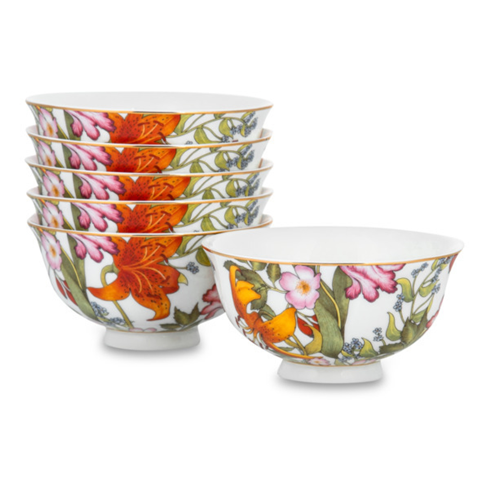 Набор пиал 6шт 11.5см Mix&Match Home Майя