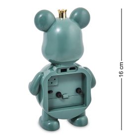 GAEM Art CL-09/4 Будильник «Медвежонок» бирюзовый