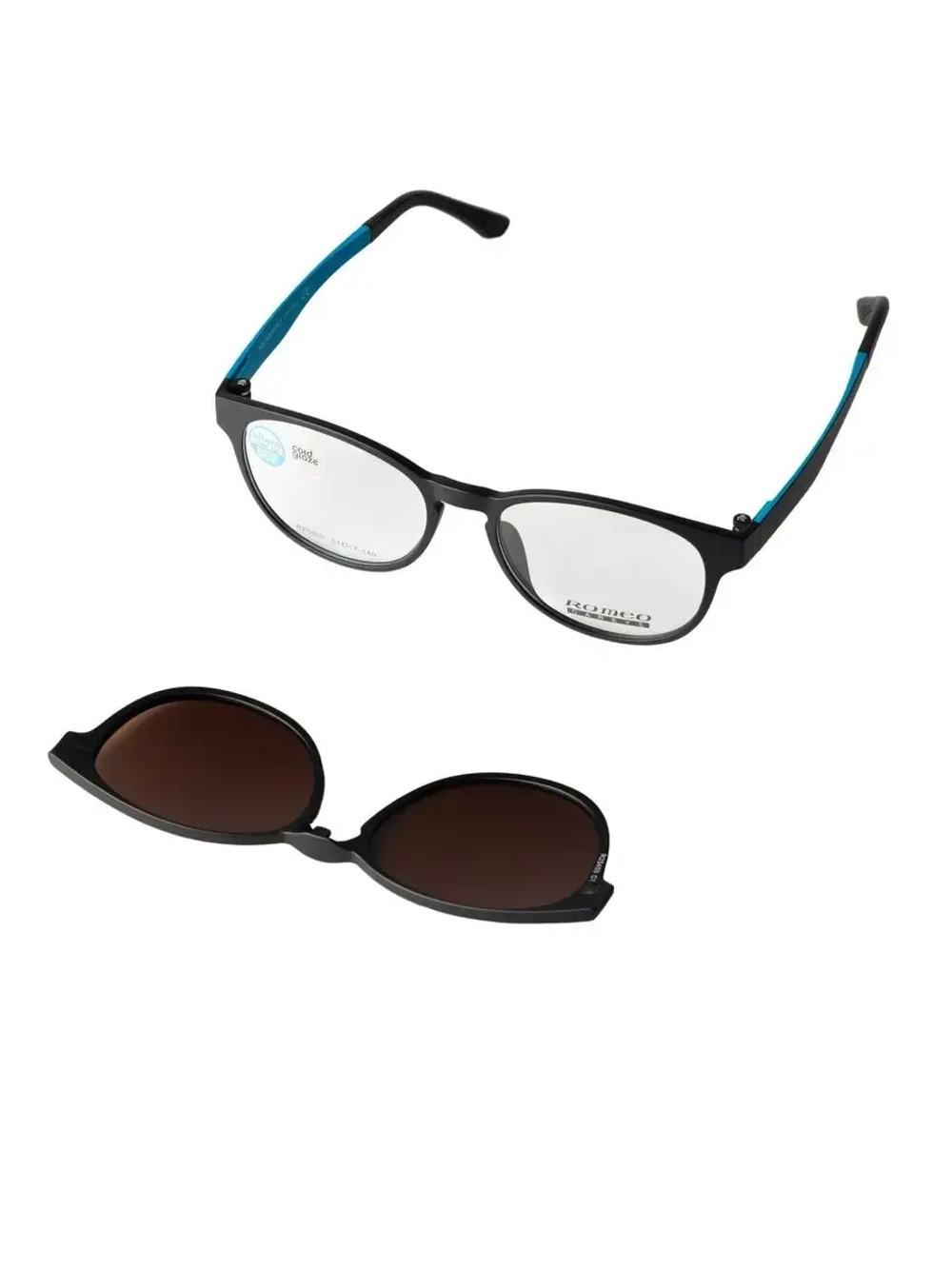 Оправа для очков с магнитными накладками 4в1