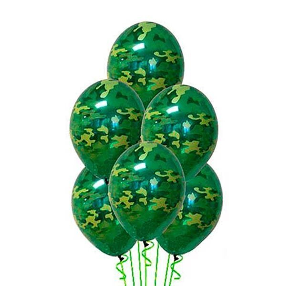 Воздушный шар "Камуфляж" 30 см